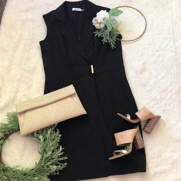 calvin klein suit dress